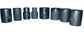John Deere Metric 6pt 3/8" Drive Impact Socket Set 8 Pieces - TY27272