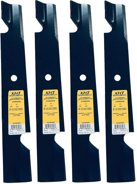 A&I XHT 18", 5/8", Notch Mower Blade (Set of 4) - B1EM1802,4