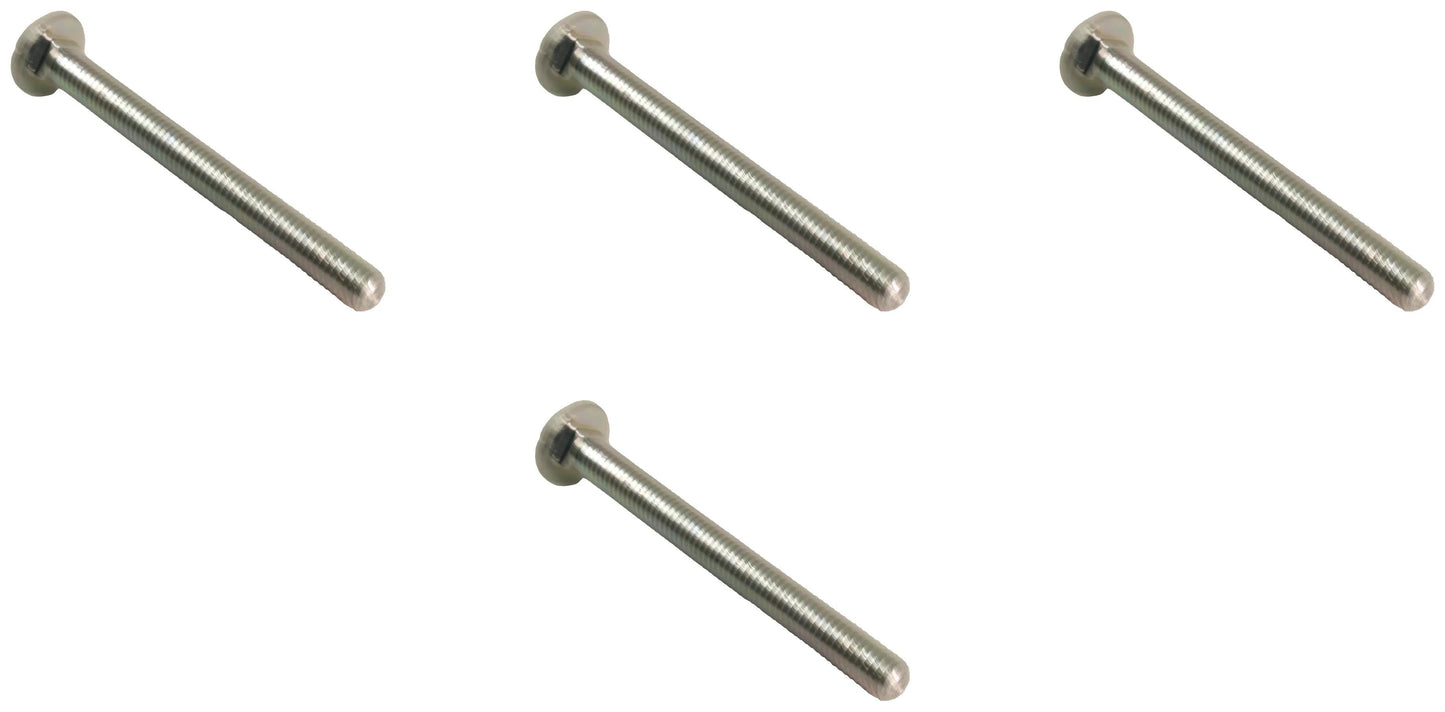 John Deere Original Equipment Round Head Square Neck Bolt, M8 X 80 (4-PACK) - 03M7267