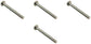 John Deere Original Equipment Round Head Square Neck Bolt, M8 X 80 (4-PACK) - 03M7267