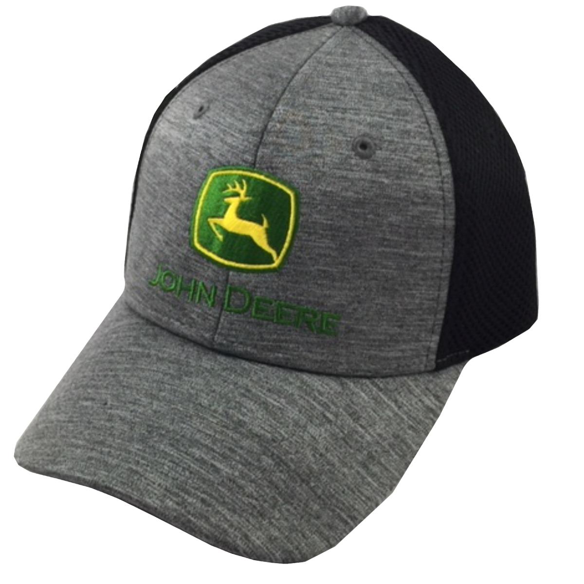 John Deere Heather Jersey Hat With Foam Mesh Back - LP70609