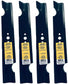 A&I XHT 16-1/4", 5/8" Notch Mower Blade (Set of 4) - B1BC1201,4