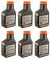 Echo Original Equipment 6-PACK Power Blend Gold Oil Mix 50:1 (2.6 fl oz Bottles) - 6450001