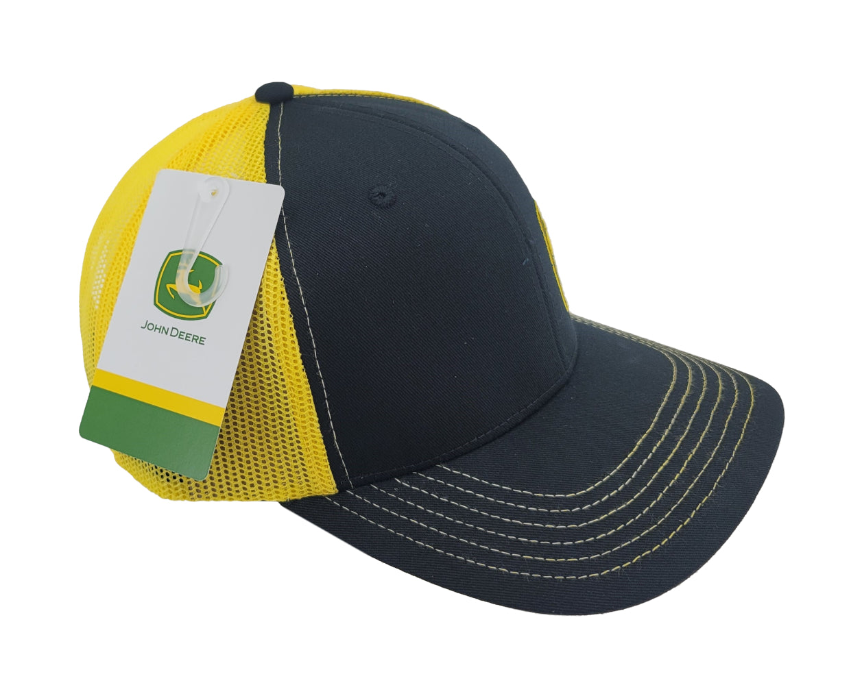 John Deere Moline 112 Black and Yellow Mesh Back Hat/Cap - LP82938