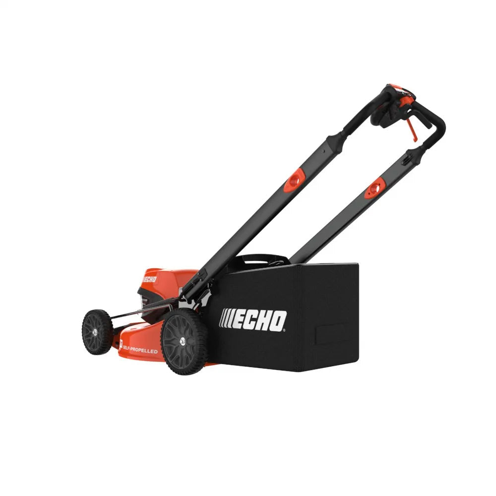 Echo eFORCE 56V 21 in. Cordless Battery Walk Behind Self-Propelled Lawn Mower with 5.0Ah Battery and Charger - DLM-2100SPC2