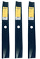 XHT, 16", 3/4" Replacement Blade for Toro 106637 106078 (Set of 3) - B1TR3109,3