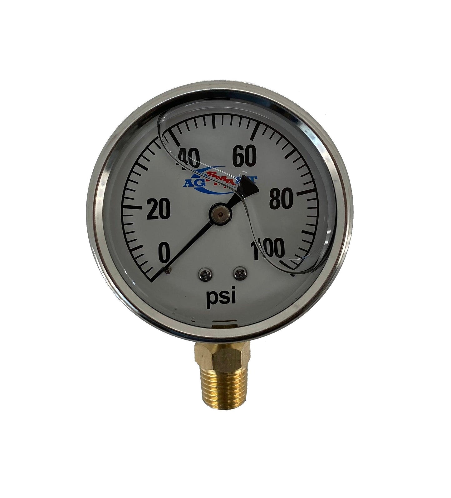 SMA 100 PSI Liquid Filled / Stainless Gauge - 2-1/2" Diameter - 920-GG100