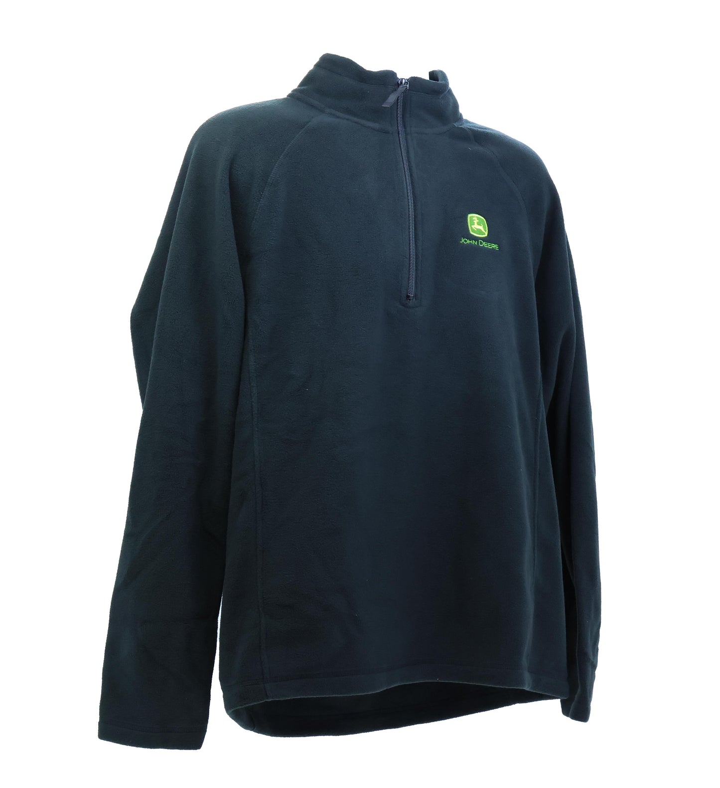 John Deere Black Mens 1/2 Zip Jacket Large - LP77853