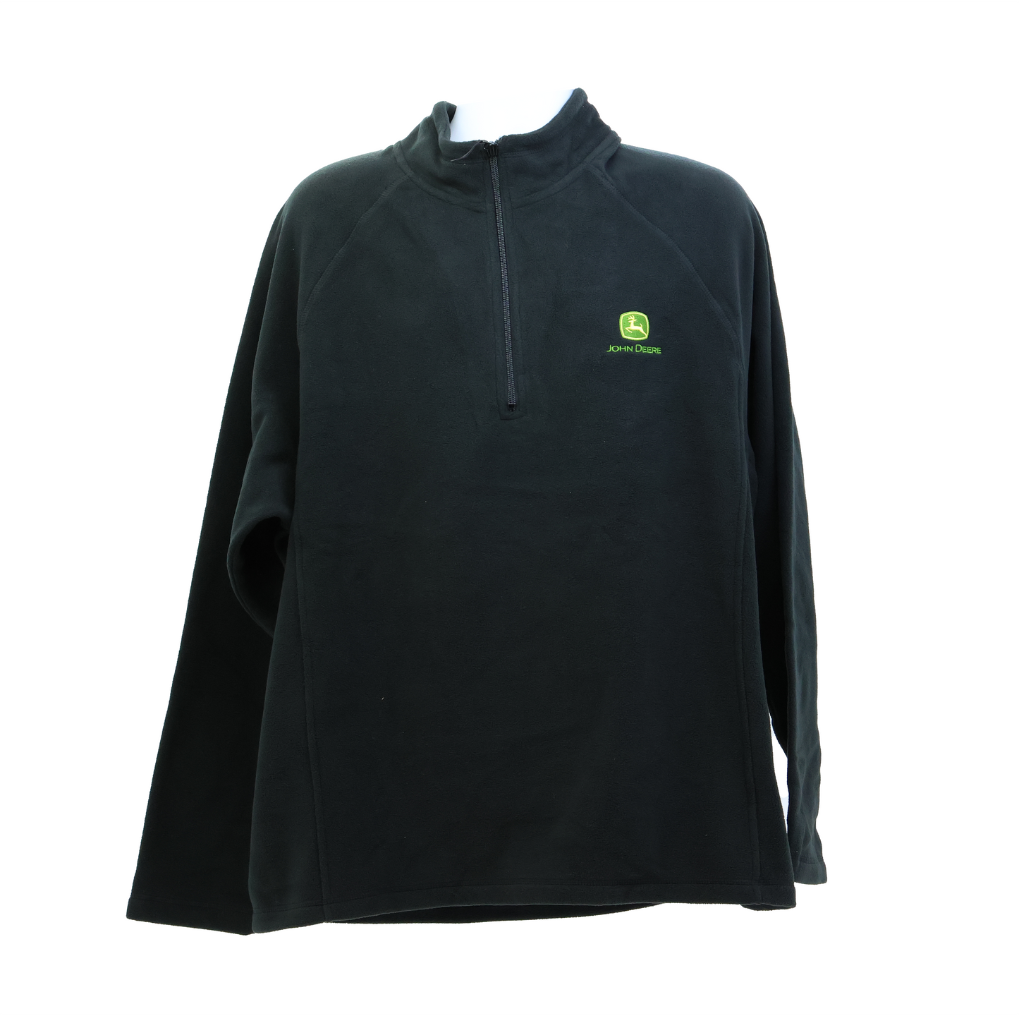 John Deere Black Mens 1/2 Zip Jacket 2XL - LP77852