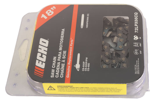 Echo Original Equipment SAW CHAIN - 18" - 72LPX66CQ
