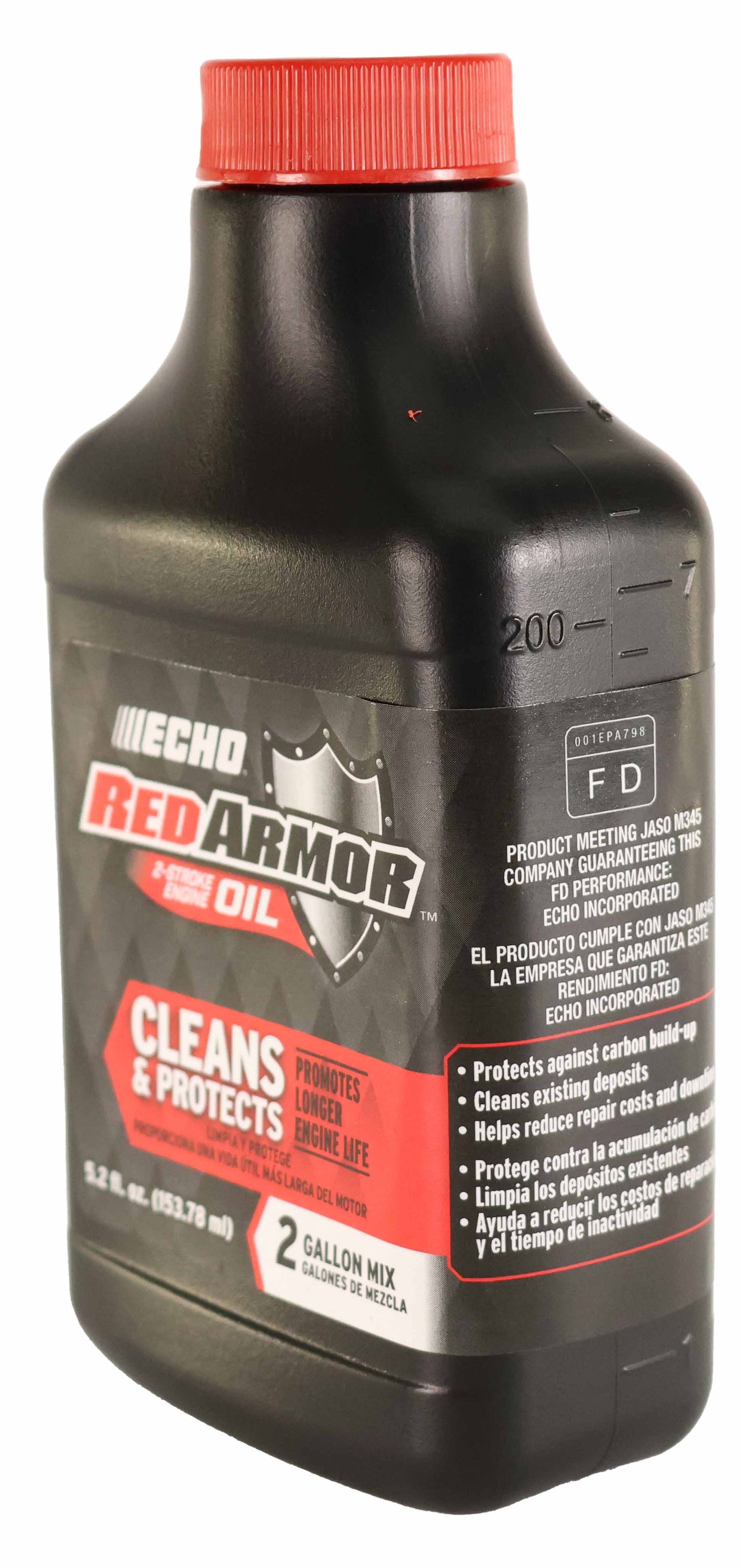 Echo Original Equipment Red Armor 2-Cycle Engine Oil (5.2 fl oz Bottle) - 6550002