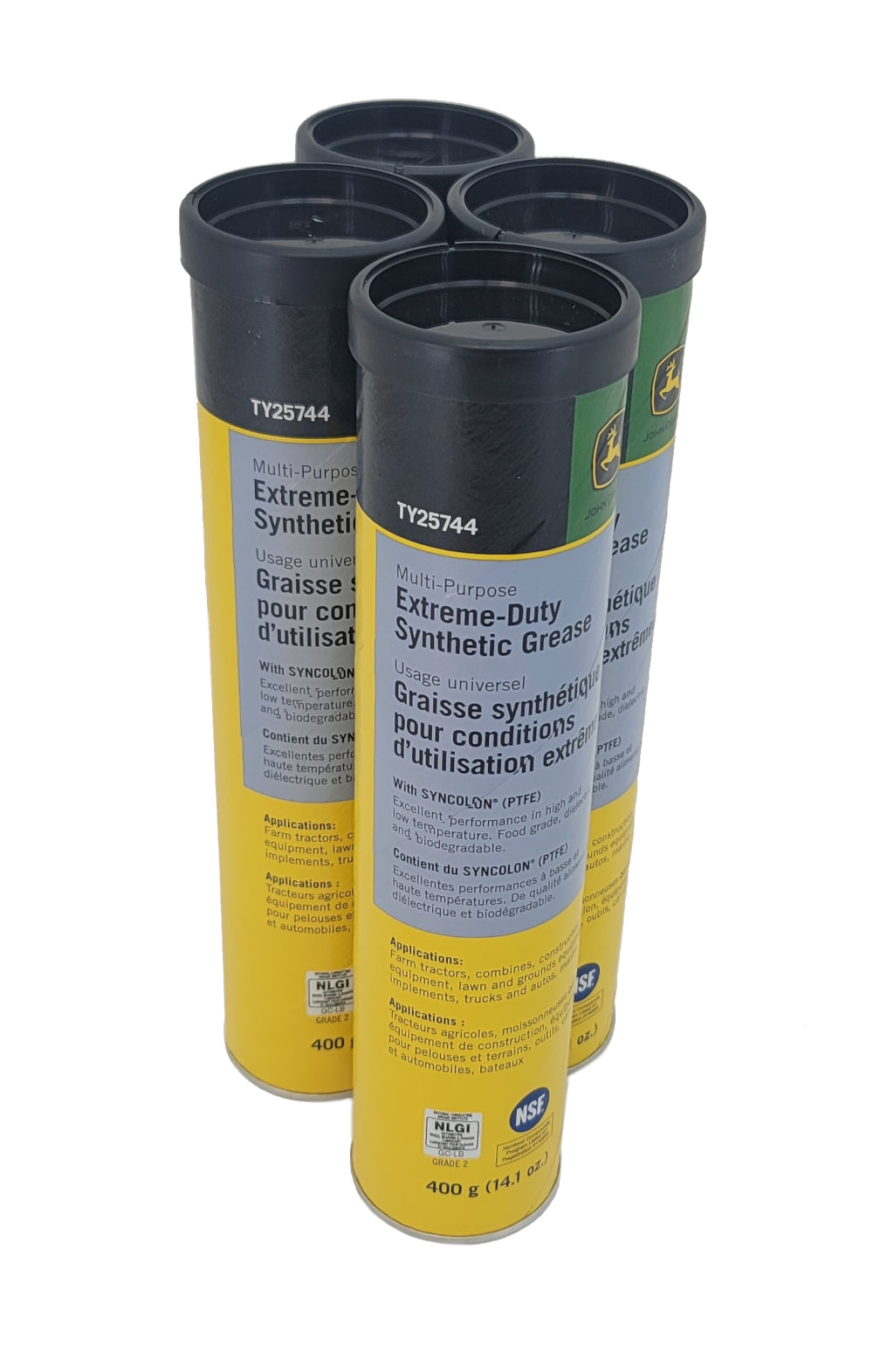 John Deere Original Equipment (4 PACK) Extreme-Duty Synthetic Grease - TY25744