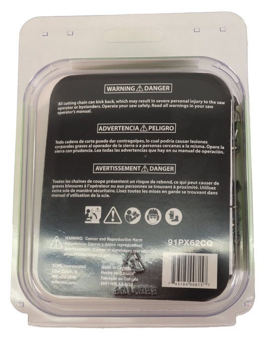 Echo Original Equipment SAW CHAIN 18" - 91PX62CQ