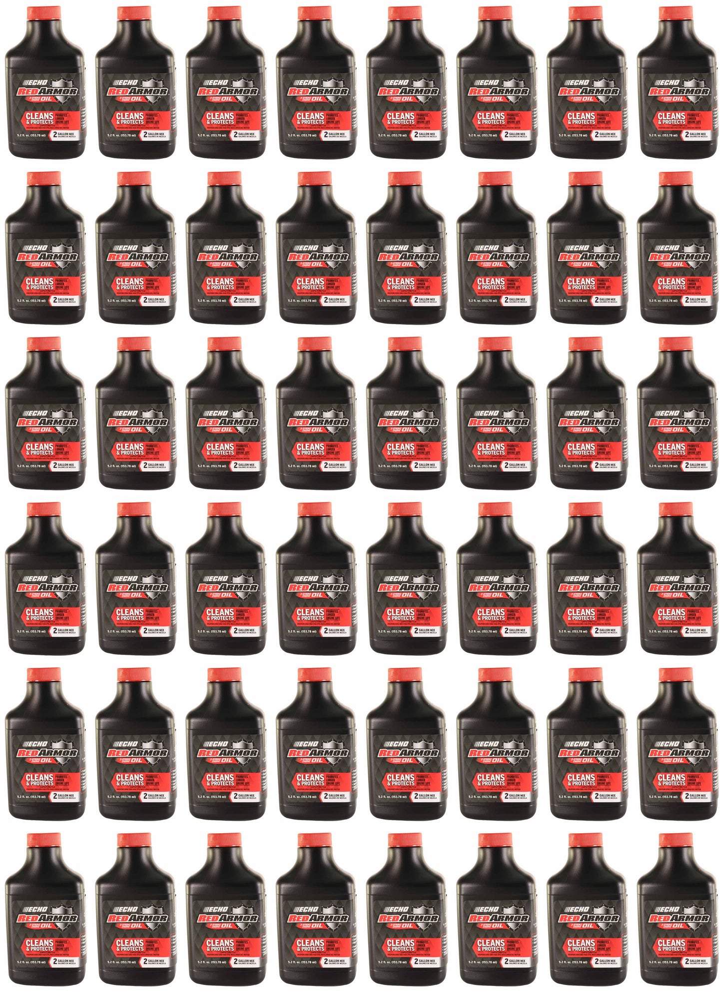 Echo Original Equipment 48-PACK Red Armor 2-Cycle Engine Oil (5.2 fl oz Bottle) - 6550002