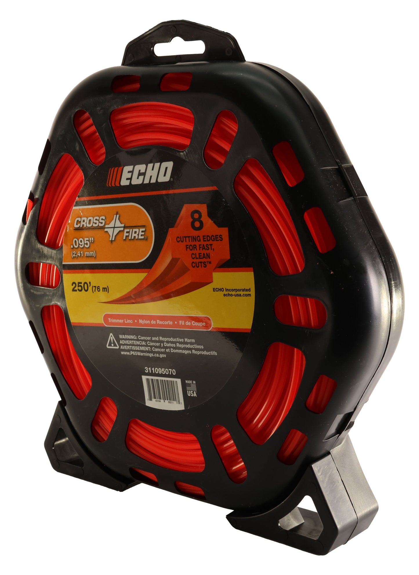 Echo Original Equipment Cross-Fire Trimmer Line, .095 Line 250 ft. Large Clam - 311095070