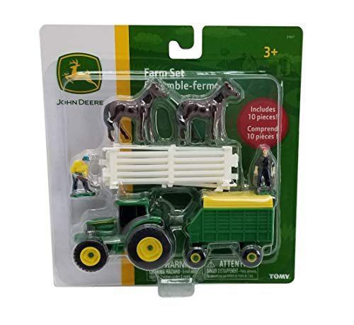 John Deere 10 Piece Farm Set - TBEK37657-WHITEFENCE