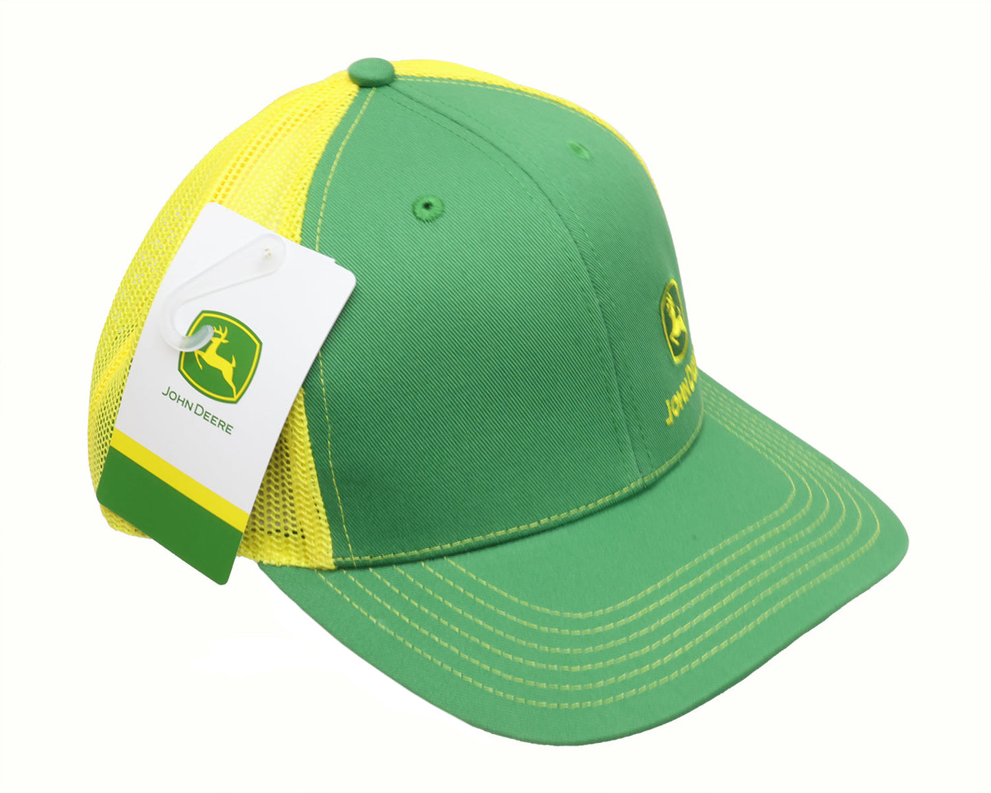 John Deere Men's Green & Yellow Embro Cap/Hat - LP86118