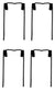 John Deere Original Equipment Torsion Spring (Set of 4) - PT7614,4