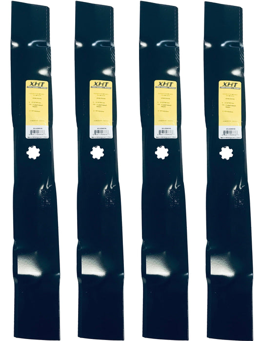 XHT 21-1/2", 7 Lobe, Mower Blade (Set of 4) - B1JD6016,4