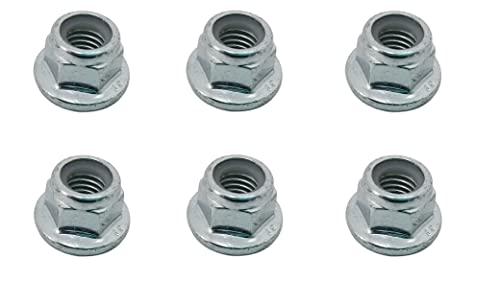 John Deere (6 PACK) Original Equipment Flangehead Locknut -14M7400,6