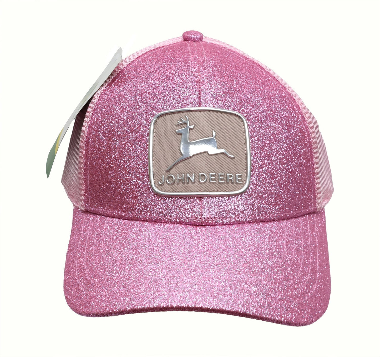 John Deere Women's Pink Glitter Hat/Cap - LP82705