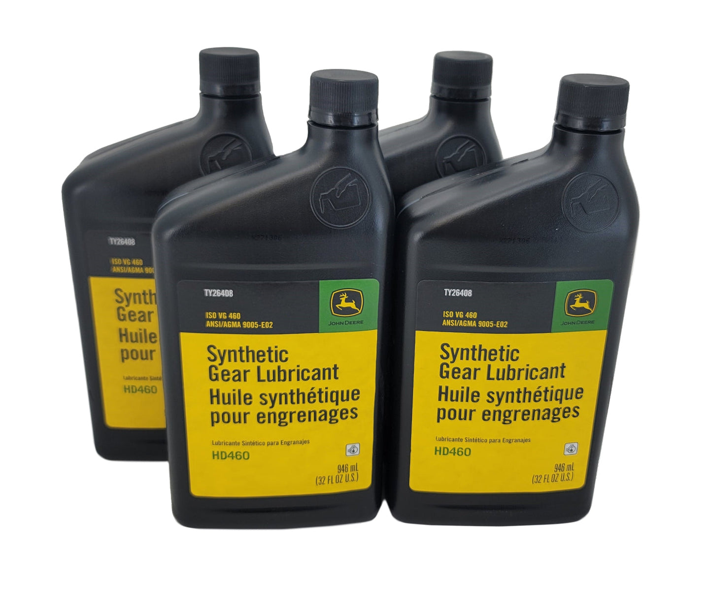 John Deere (4 PACK) Original Equipment Synthetic Gear Lubricant - TY26408