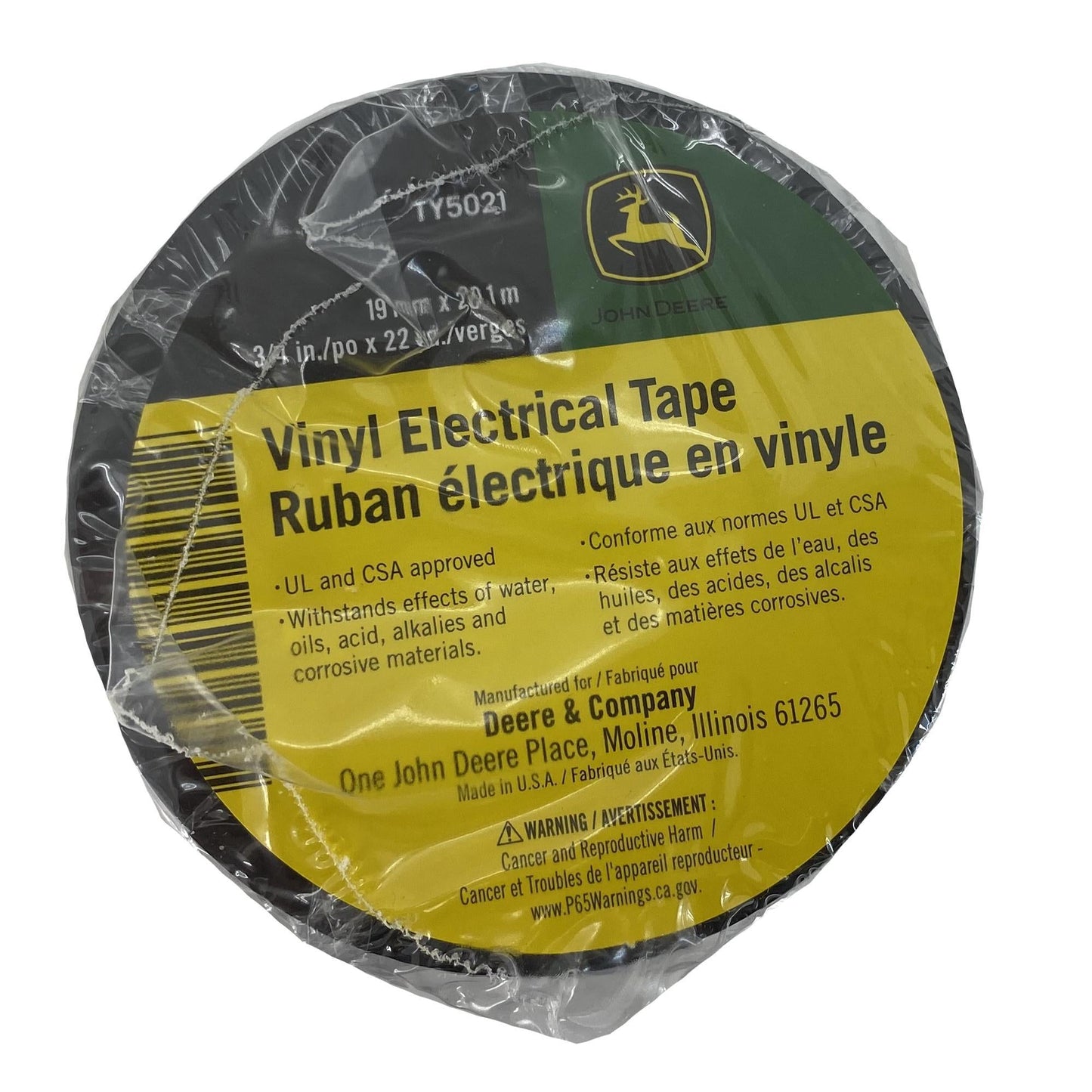 John Deere Vinyl Electrical Tape - TY5021