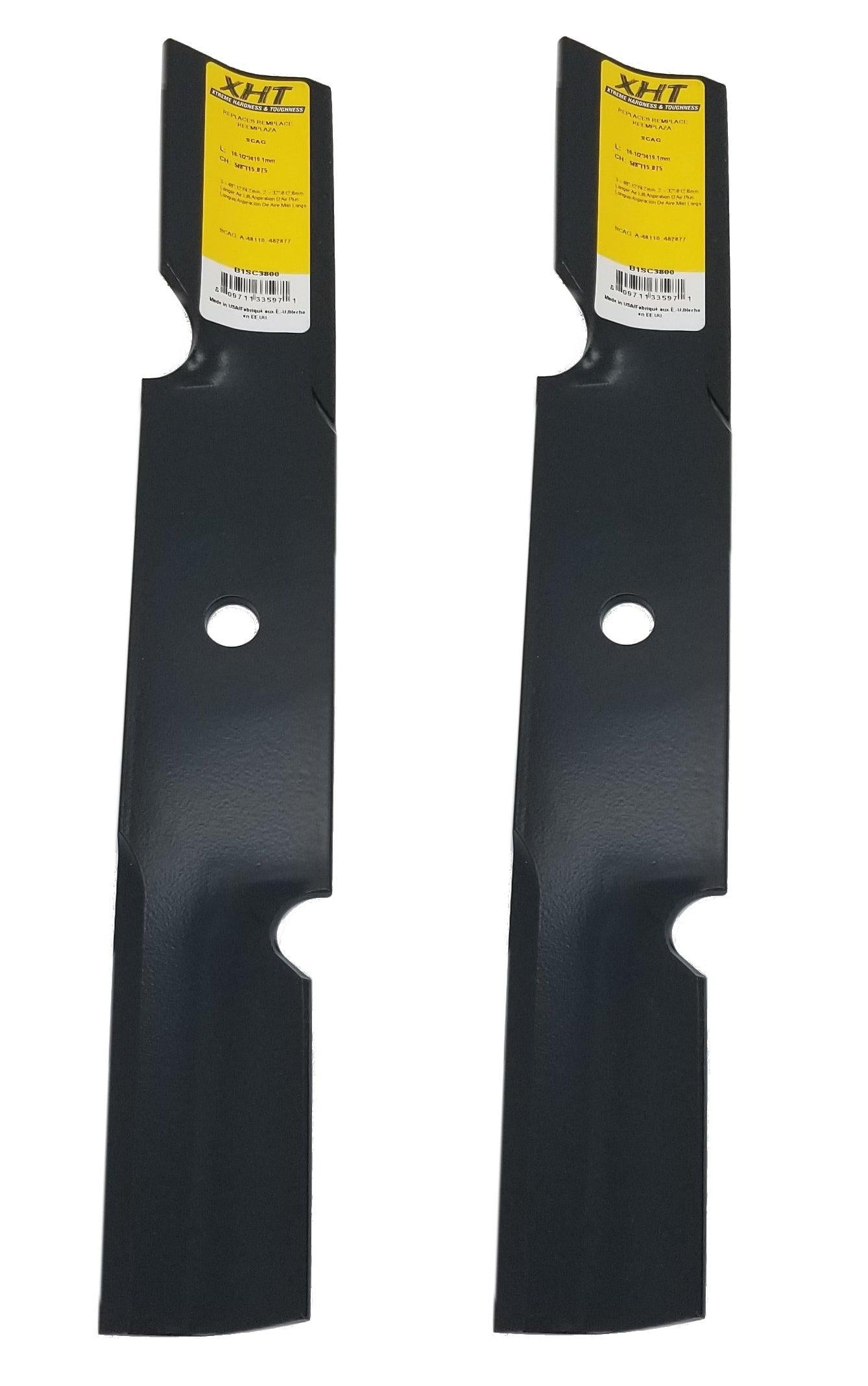 SUNBELT (SET OF 2) BLADE-MOWER, XHT, 16-1/2", 5/8", NOTCH - B1SC3800