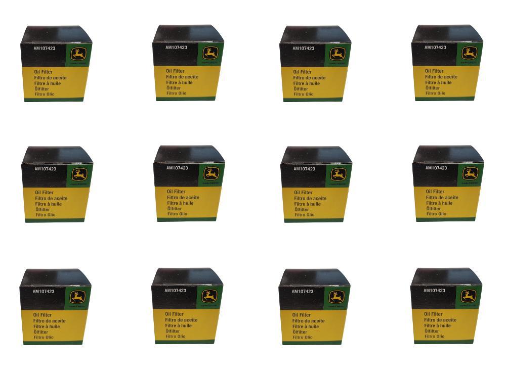 John Deere Original Equipment Oil Filter #AM107423 (12-Pack)