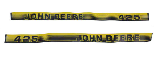 John Deere 425(SN -070001) Hood Decal Set - M116142A