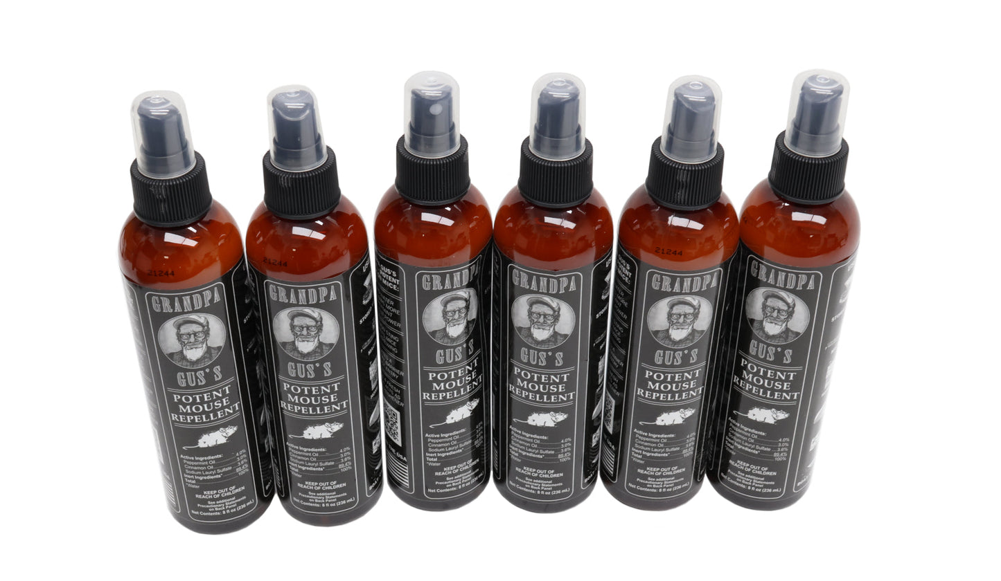 Grandpa Gus's (6 PACK) Rodent 8 oz Bottle Spray  - A-B1GSB8A15,6