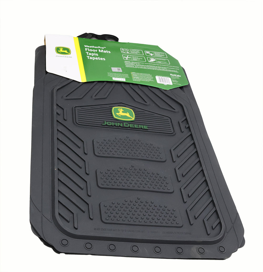 John Deere 4-Piece WeatherPro Floor Mat Set - LP70568