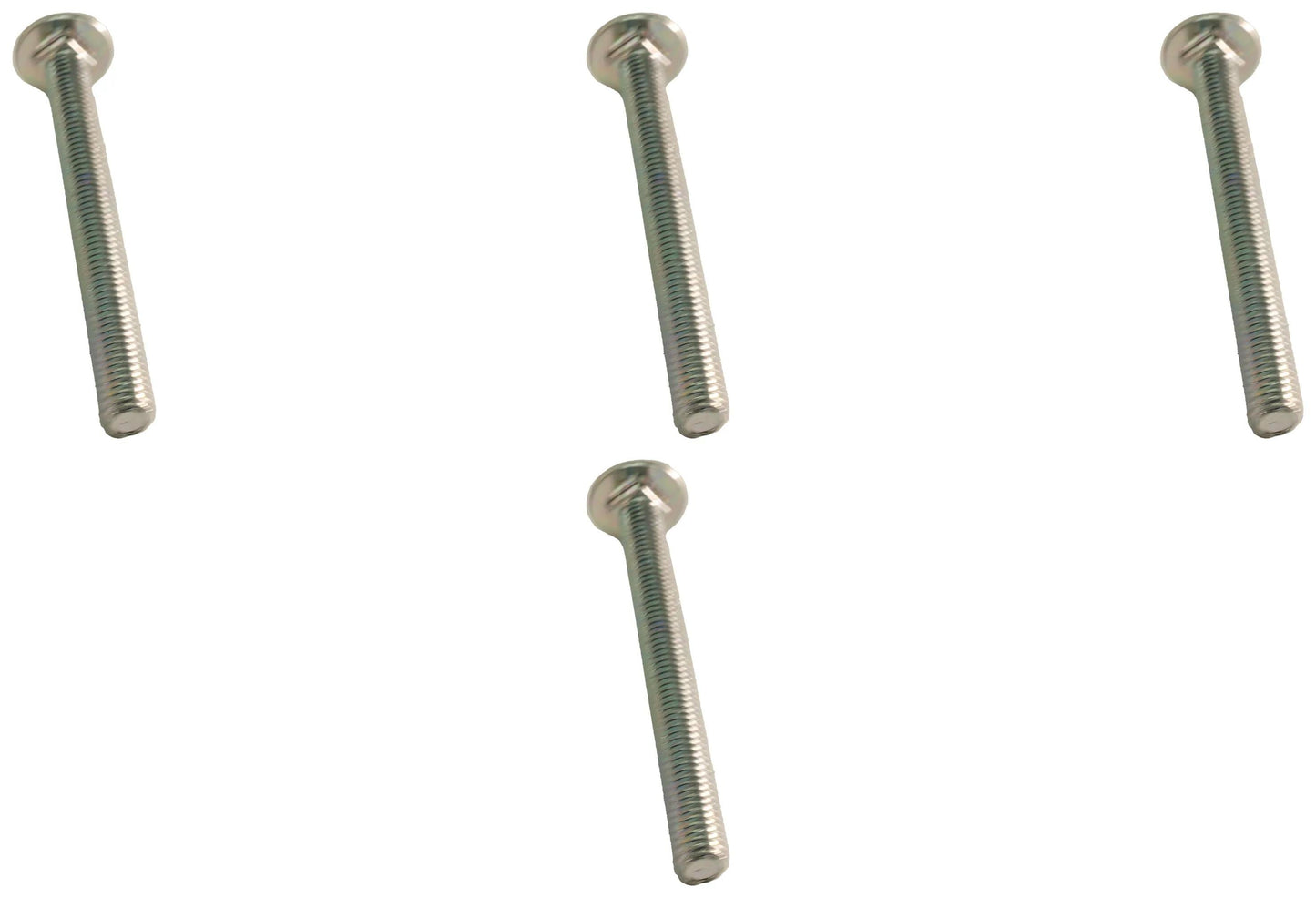 John Deere Original Equipment Round Head Square Neck Bolt, M8 X 80 (4-PACK) - 03M7267