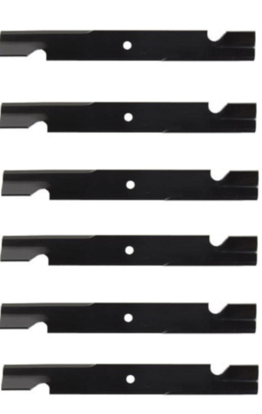 XHT Lawnmower Blades 20-1/2", 5/8", Notch (Set of 6) - B1DC1501,6