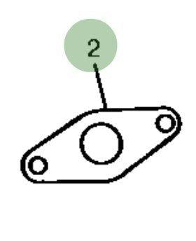 John Deere Original Equipment Gasket - M113678