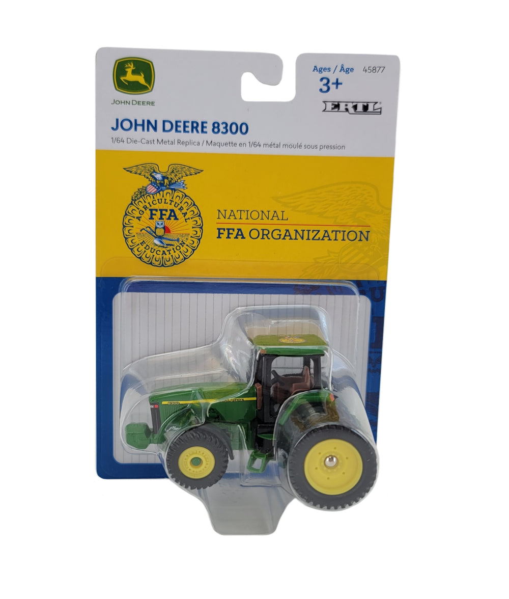 1/64 John Deere 8300 w/ FFA Logo Tractor Toy - LP82796