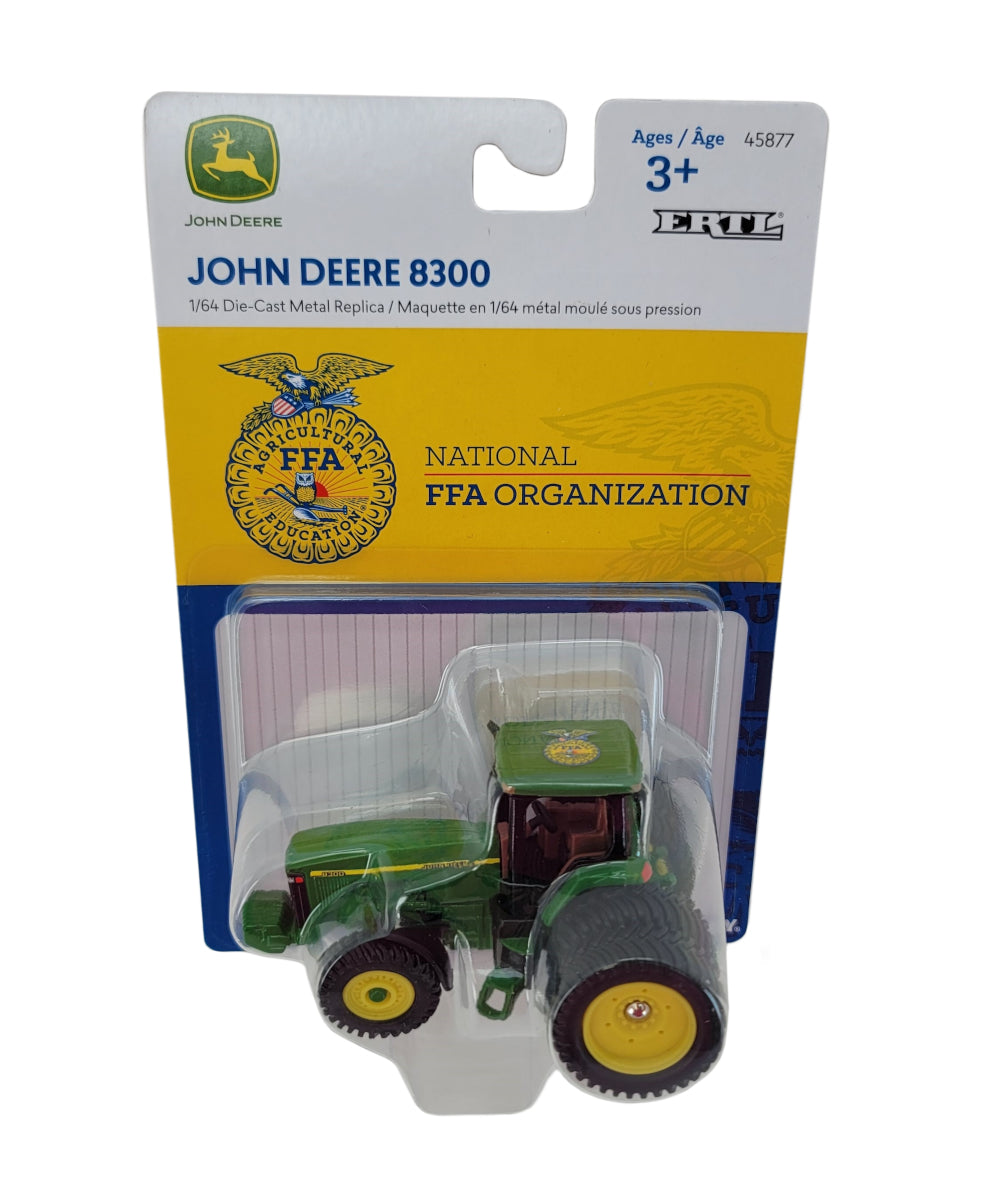 1/64 John Deere 8300 w/ FFA Logo Tractor Toy - LP82796