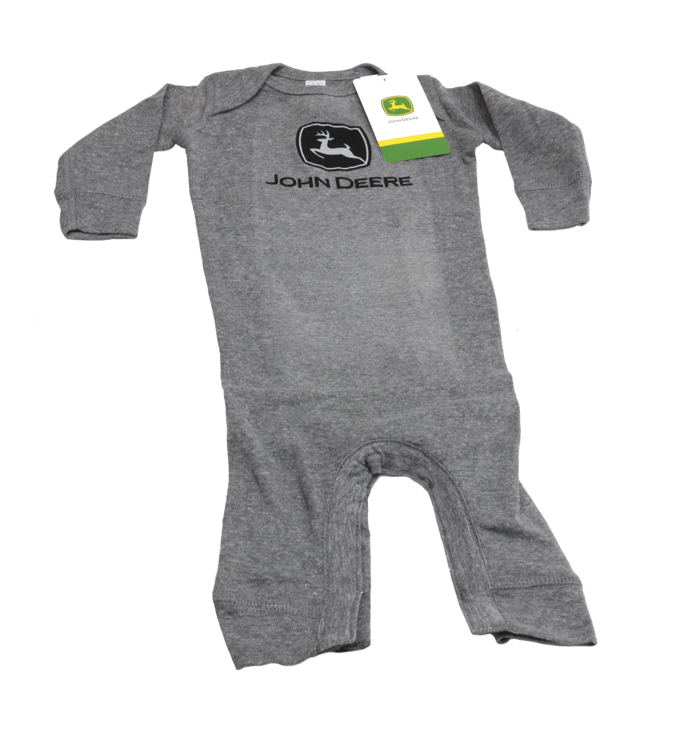 John Deere Boys Gray Romper Size 6 Months - LP75865