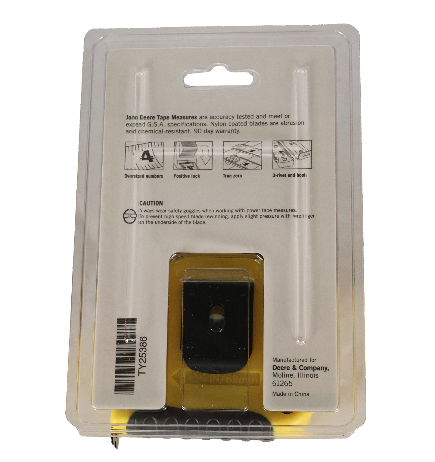 John Deere 30' Tape Measure - TY25386