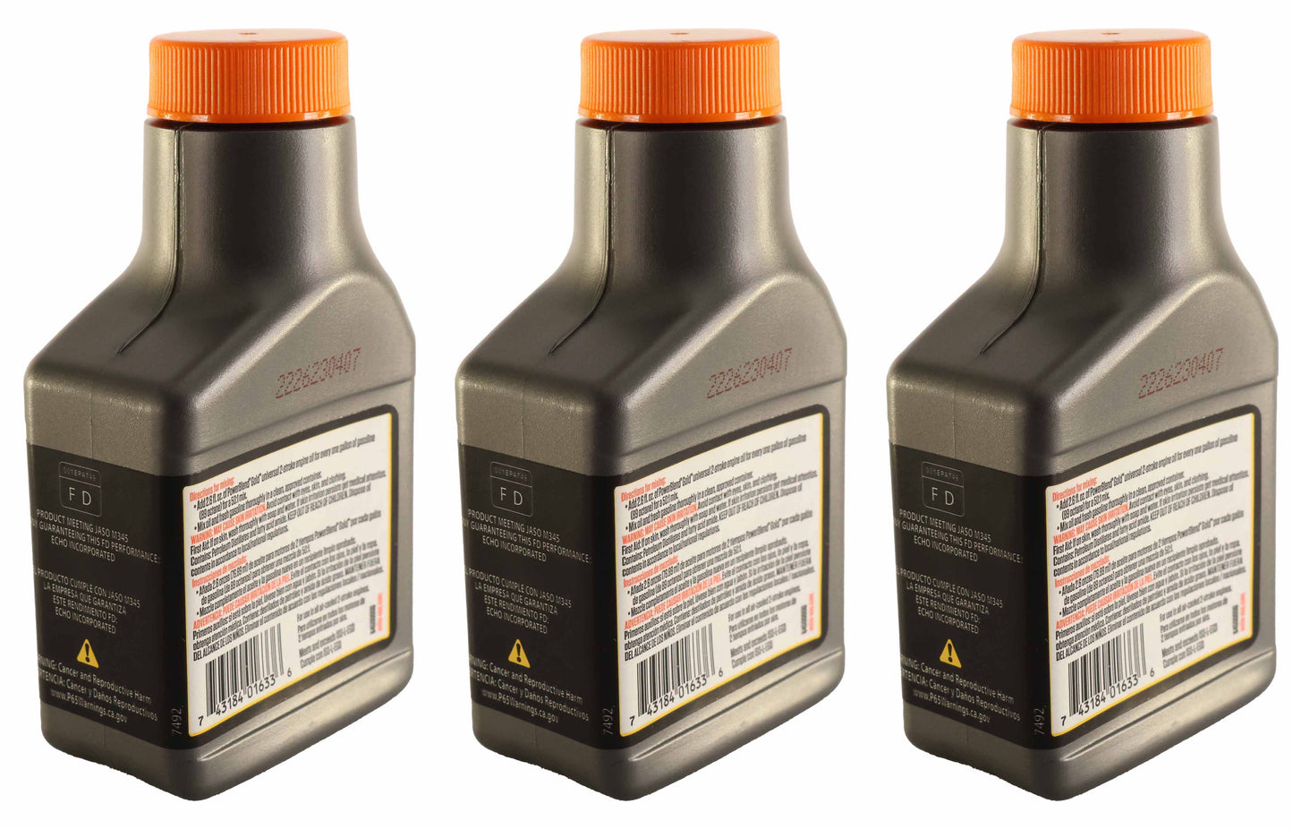 Echo Original Equipment 3-PACK PowerBlend Gold 2.6 Oz. 2-Stroke Engine Oil - 6450000