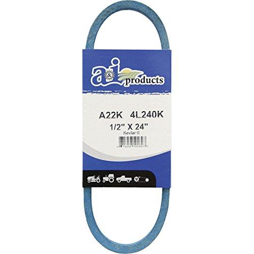 Pix A & I Products Blue Aramid-Fiber V-Belt (24" x 1/2") - A-A22K