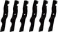 XHT 17-3/8" Mower Blade (Set of 6) - B1GR2003,6