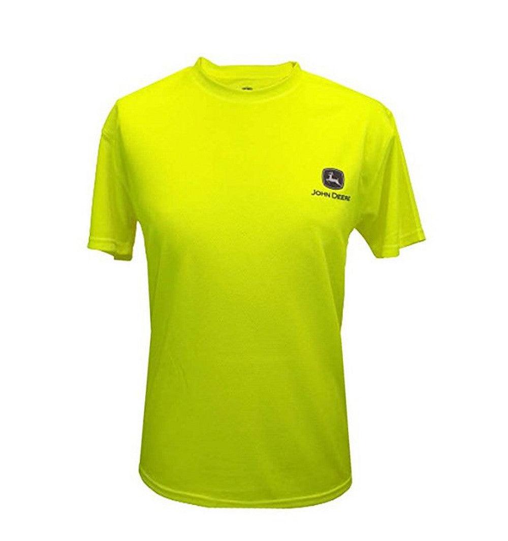 Men's John Deere Neon Yellow T-Shirt (Medium)