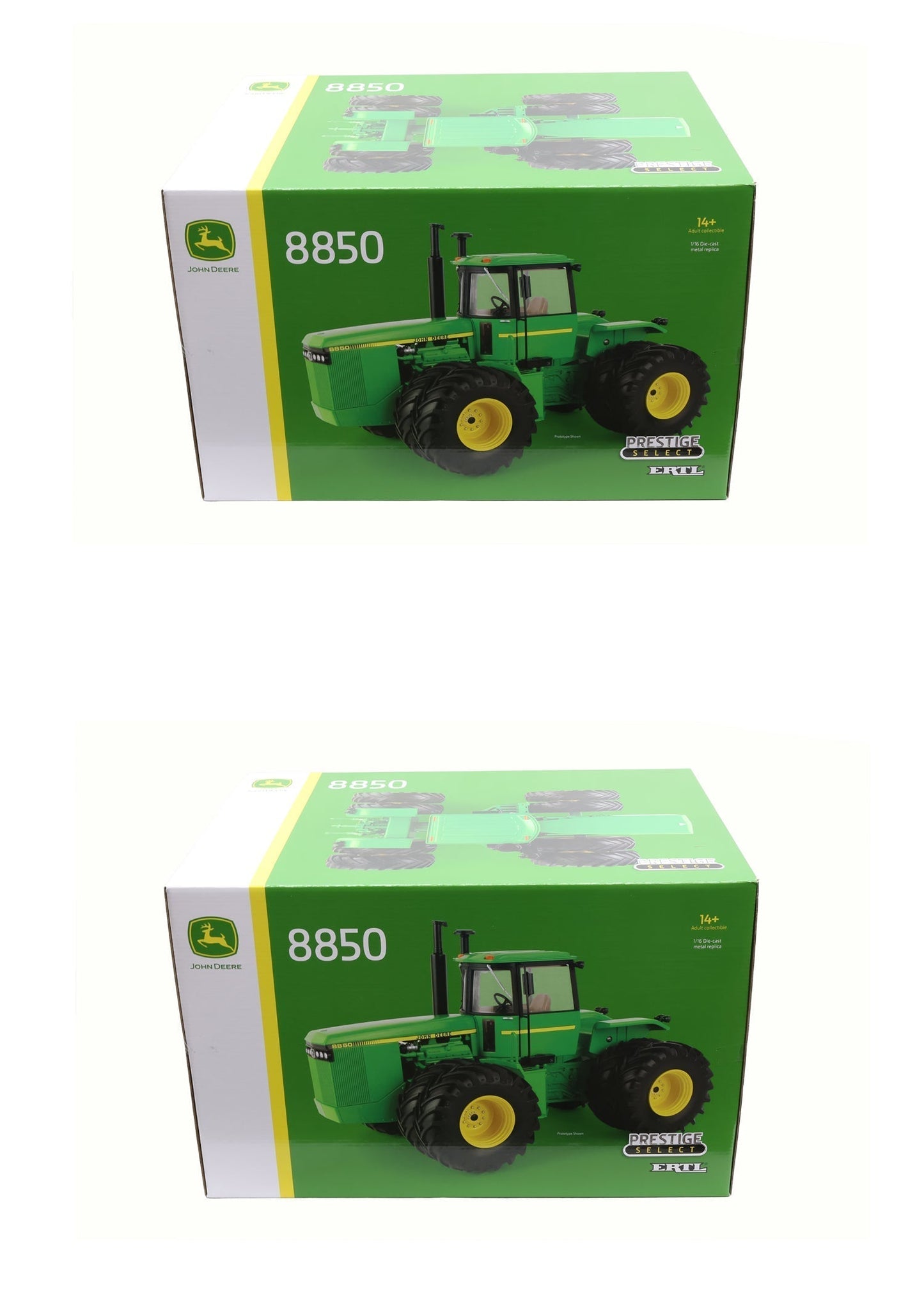 1/16 John Deere 8850 Prestige Collection (SET OF 2) Series #3 Tractor Toy - LP82795,2