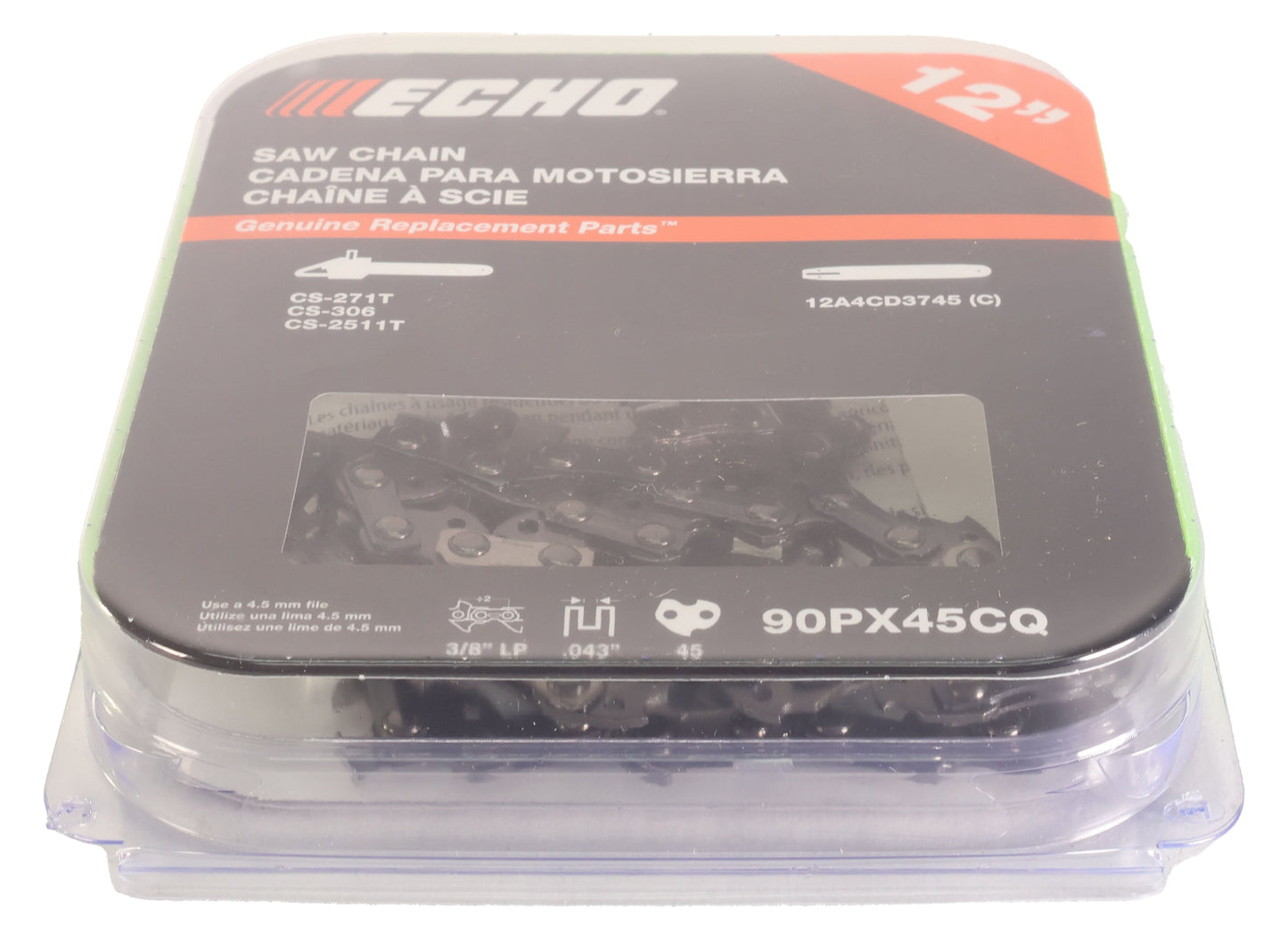Echo Original Equipment SAW CHAIN 12" - MICRO-LITE  - 90PX45CQ