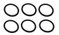 John Deere Original Equipment O-Ring 6 Pack - T77932