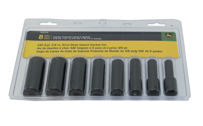 John Deere Original Equipment 3/8 SAE Impact Socket Set - TY27275