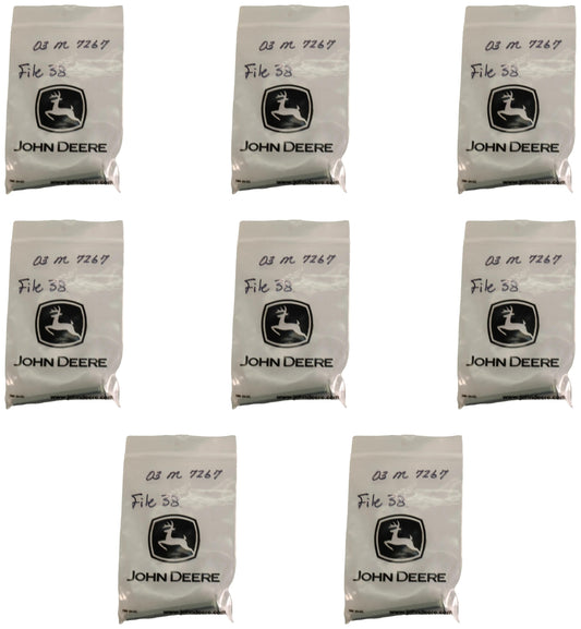 John Deere Original Equipment Round Head Square Neck Bolt, M8 X 80 (8-PACK) - 03M7267