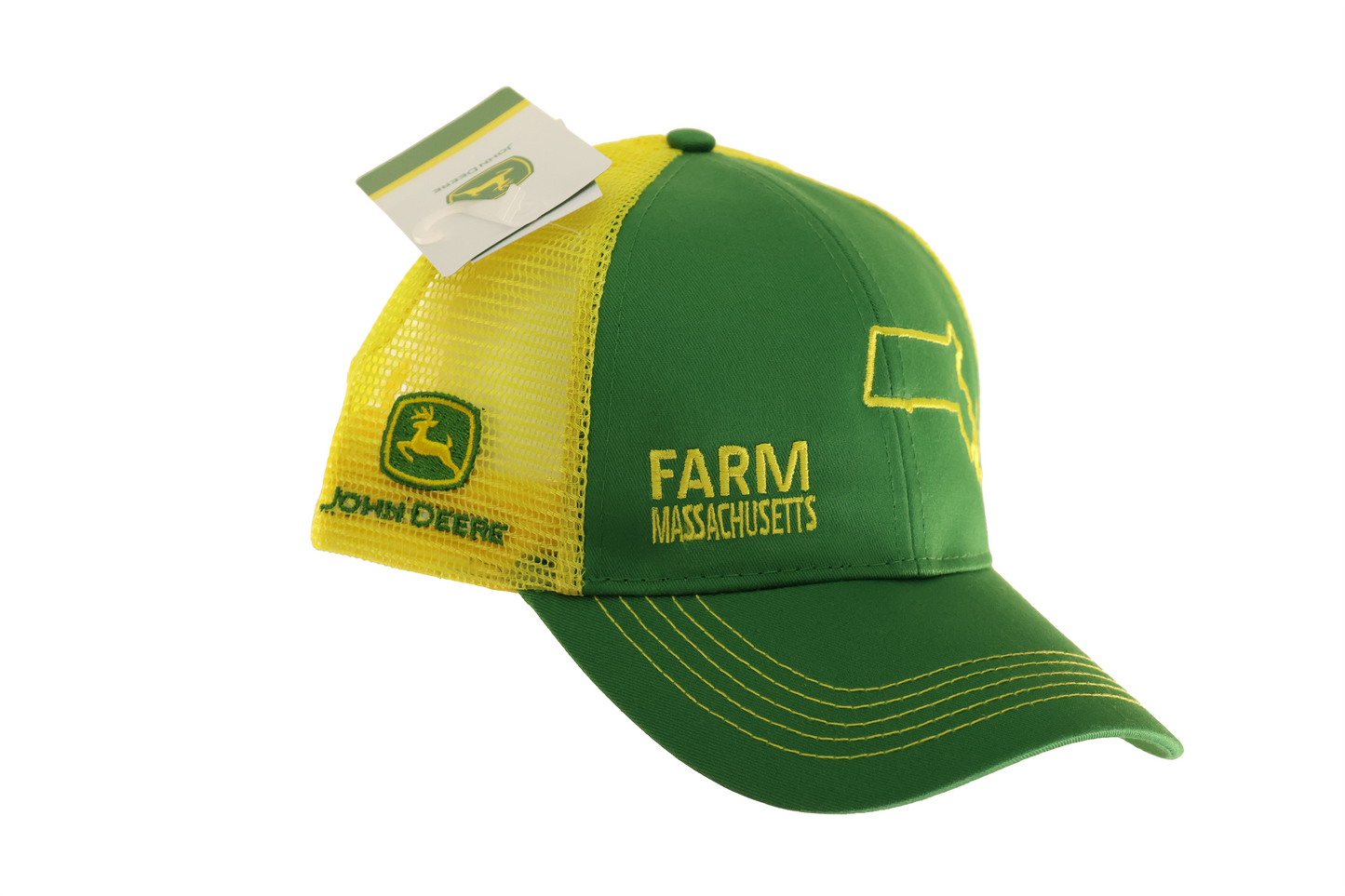 John Deere Green Farm Massachusetts Mesh Back Cap - LP70651