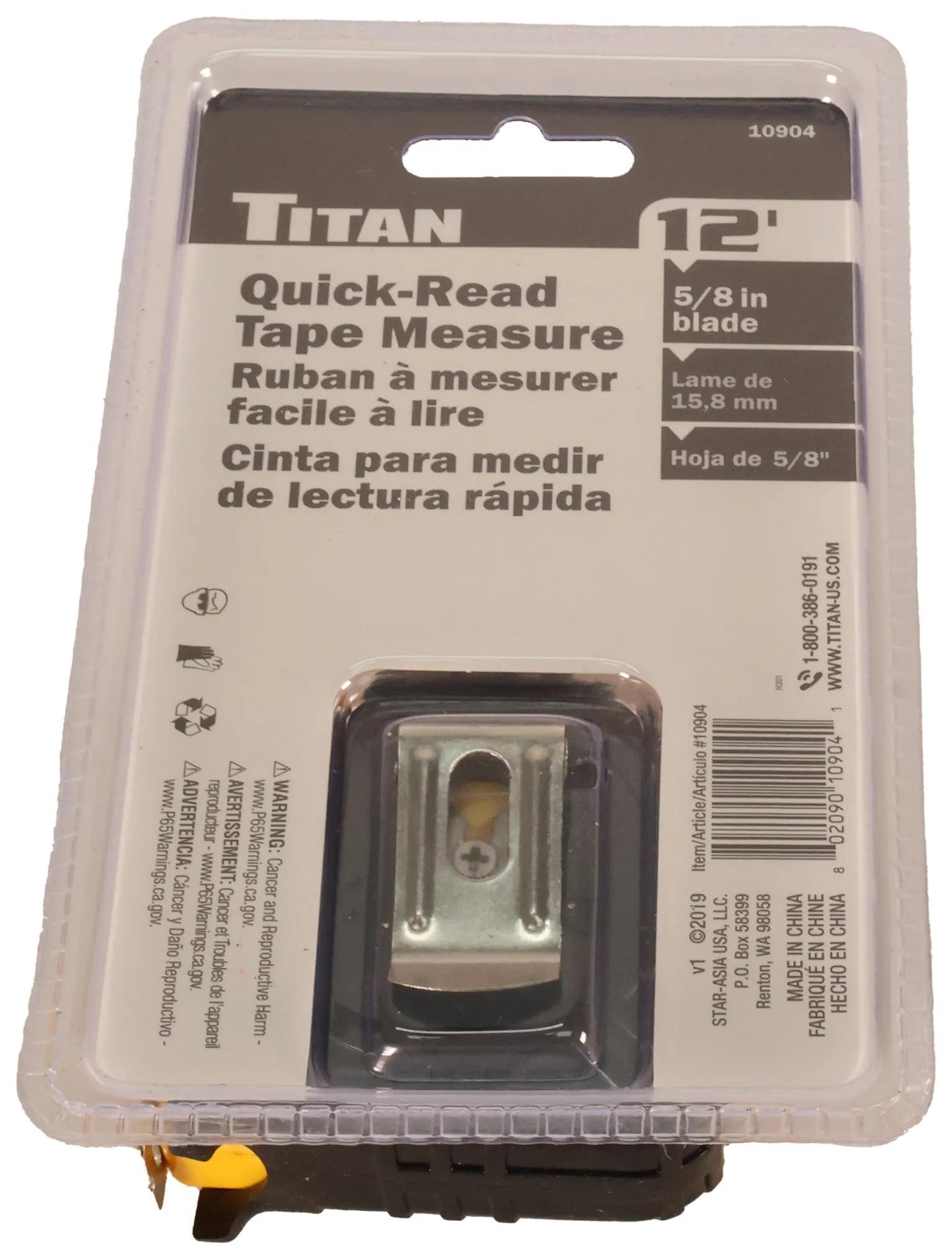 TAPE MEASURE - 12 FT. X 5/8"